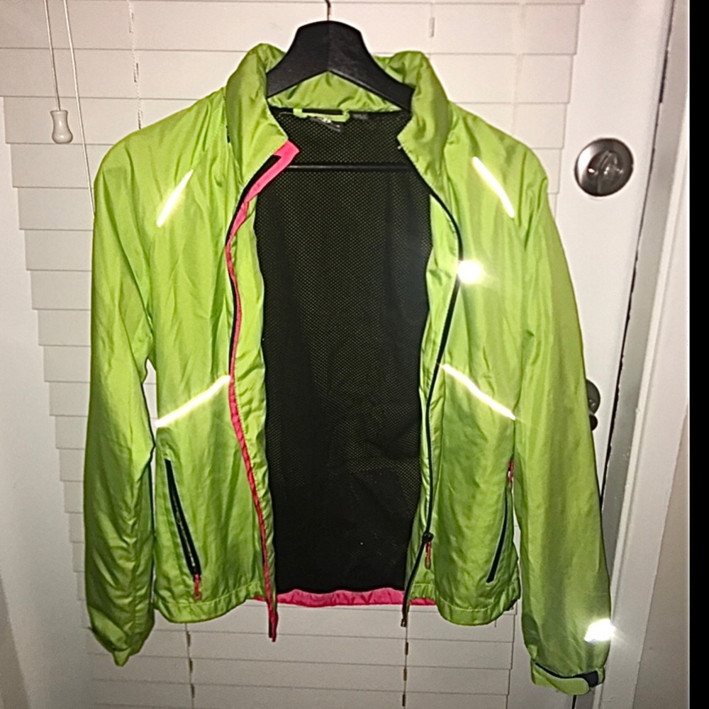 Running New Balance Neon Bight Green Jacket coat